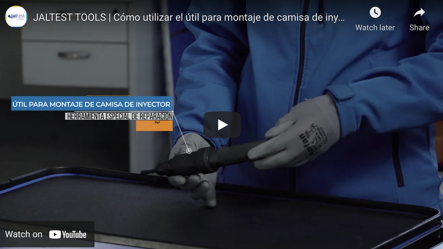 NOVITÀ DI APRILE JALTEST TOOLS! UTENSILE PER IL MONTAGGIO DELLA CAMICIA DELL'INIETTORE